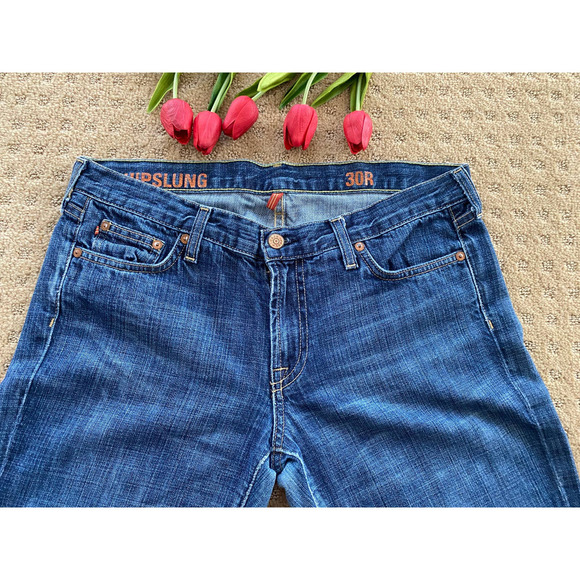 Womens Straight Leg Jeans 30 x 32 Blue Deconstructed by J Crew - Picture 6 of 15